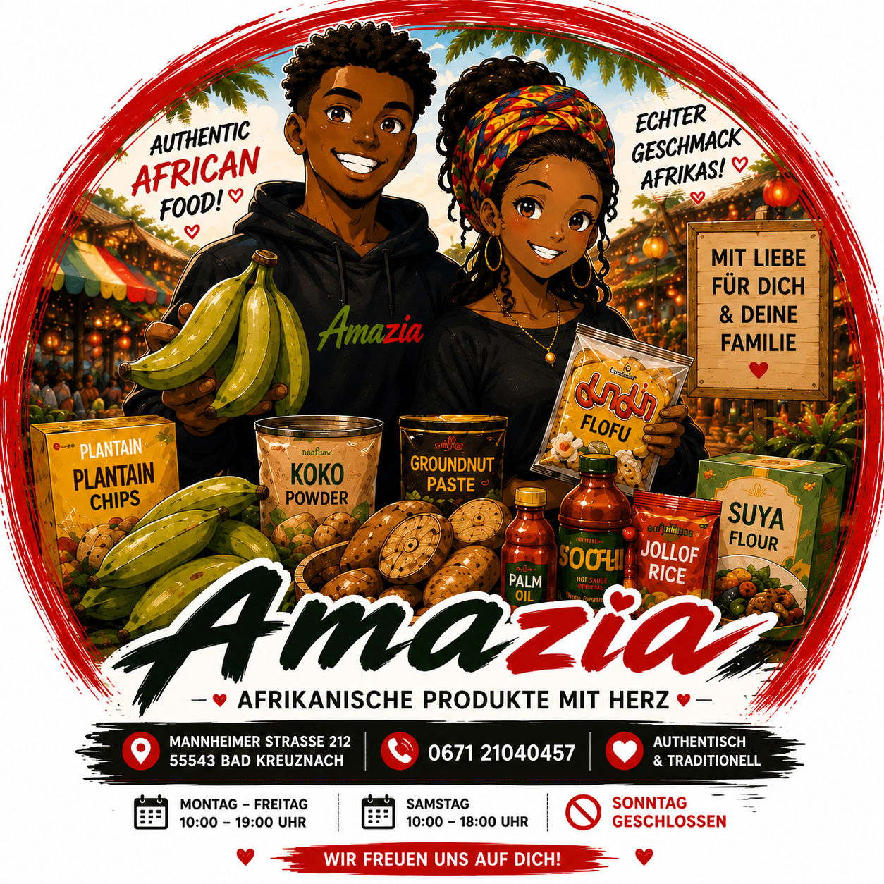 Afrikanische Produkte bei Amazia